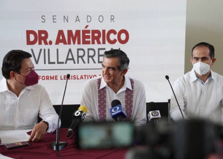 Advierte Mario Delgado que en 2022 saldrán de Tamaulipas los gobiernos corruptos y criminales