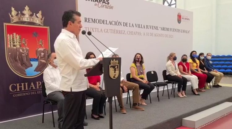 Rehabilitan villa deportiva para jóvenes en Tuxtla Gutiérrez