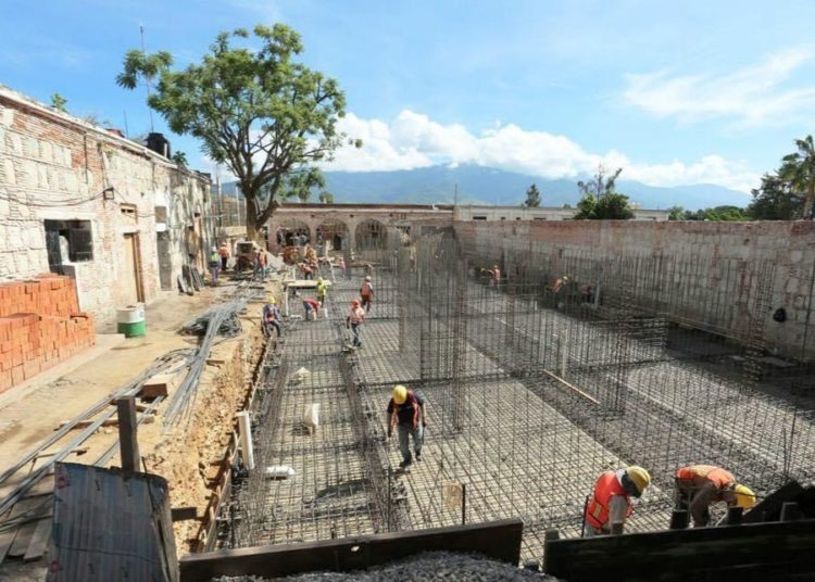 Avanza construcción del Centro Gastronómico de Oaxaca