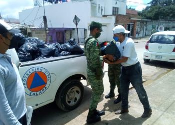 Entregan más de mil 400 despensas en Xalapa a afectados por lluvias