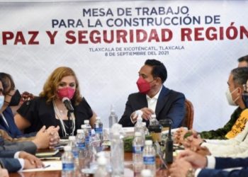 Realizan mesa de trabajo regional en Tlaxcala para construcción de paz y seguridad