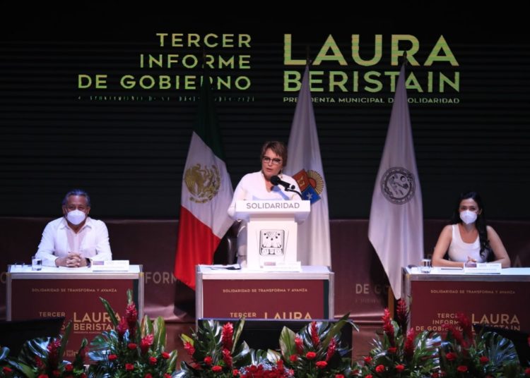 En Solidaridad fomentamos el desarrollo económico y social con cero deudas: Laura Beristain