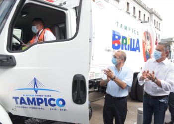 Tampico cuenta con nuevos camiones recolectores de basura