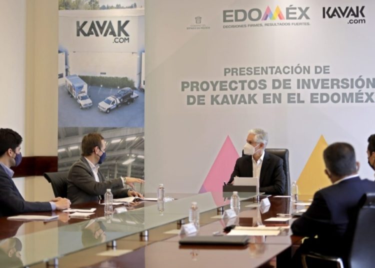 Informa Alfredo Del Mazo inversión por más de 2 mil millones de pesos de Kavak en Edoméx