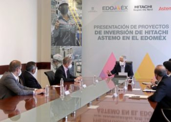 Anuncia Del Mazo inversión de 56 mdd de Hitachi en seguridad industrial de plantas en Lerma