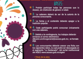 Convoca Gobierno de Oaxaca al quinto Concurso de Calaveras Literarias