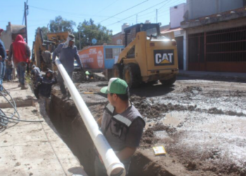 Avanza Municipio de Durango en renovación de red de agua en el Canelas
