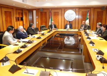 Dialoga diputado Sergio Gutiérrez Luna con la dirigencia Nacional de la Canacar