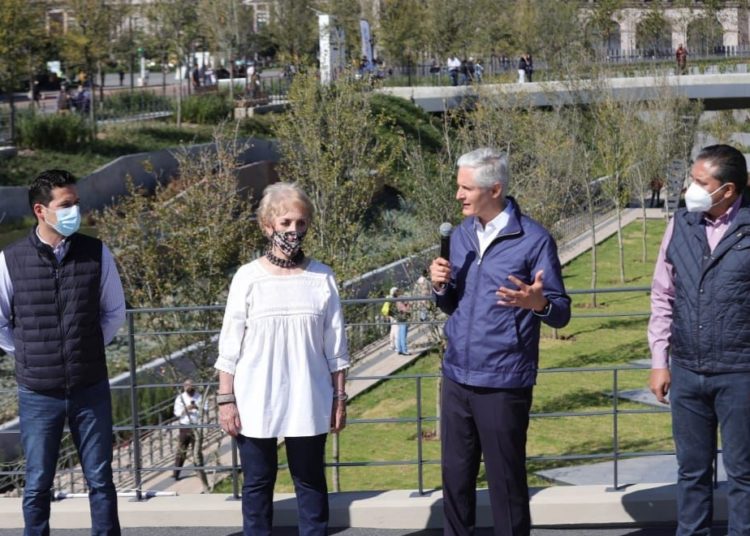Entrega Alfredo del Mazo Parque de la Ciencia Fundadores en Toluca