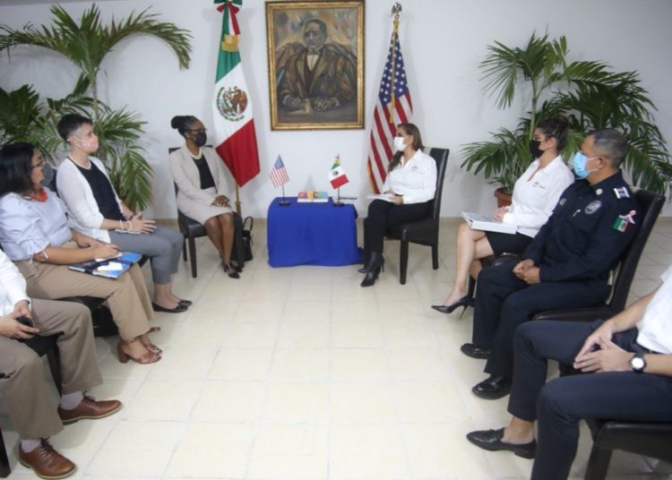 Estrechan lazos de coordinación entre Cancún y Estados Unidos