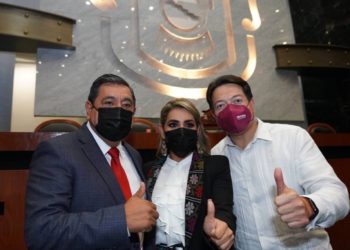 Celebra Mario Delgado que la transformación llegue a Guerrero de la mano de Evelyn Salgado