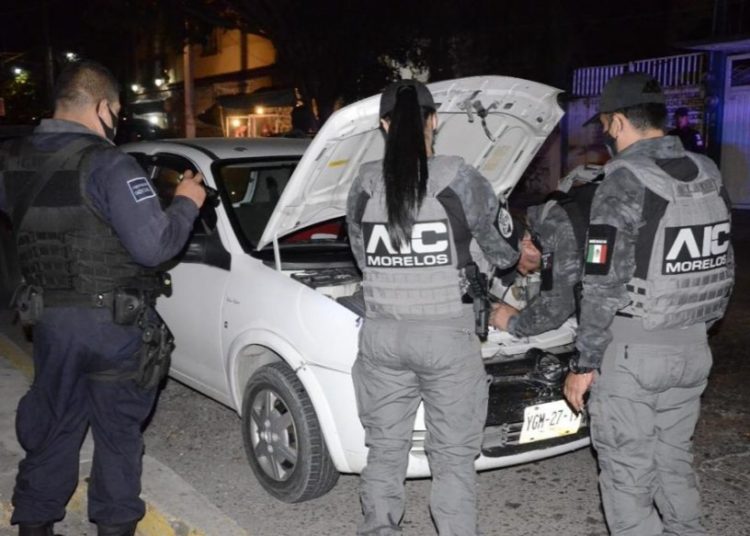 Realizan SSP y AIC operativo de seguridad en Cuernavaca