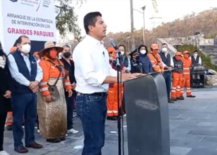 Anuncian rehabilitación del parque Amalucan en Puebla