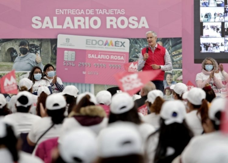 Salario Rosa es un apoyo para que las amas de casa lo inviertan en la familia y en ellas mismas: Alfredo Del mazo
