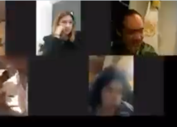 En plena reunión virtual, el panista Federico Doring olvidó apagar la cámara para ir al baño