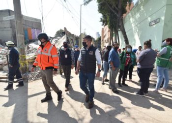 Dirige MH operativo para remoción de escombros en la Pensil Norte