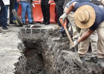 Estrenan drenaje en la colonia Tlaxpana en la MH  