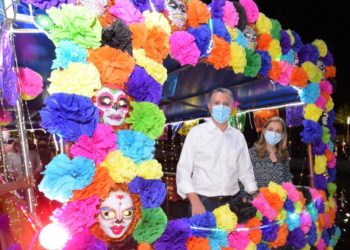 Celebra Tampico procesión Náutica en el Paseo La Cortadura