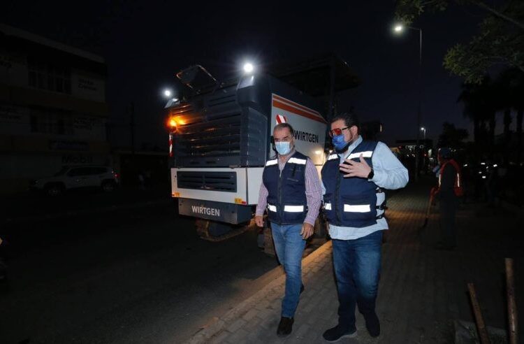 Avanza renovación intensiva de pavimentos: Salum