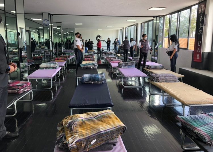 Cuajimalpa instala albergue temporal por temporada invernal