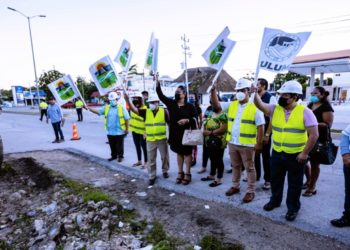 Se pone en marcha modernización de Avenida Cobá en Tulum
