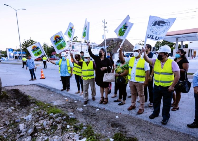 Se pone en marcha modernización de Avenida Cobá en Tulum