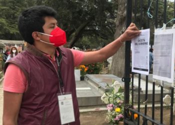 Verifica Edoméx cumplimiento de medidas sanitarias en panteones