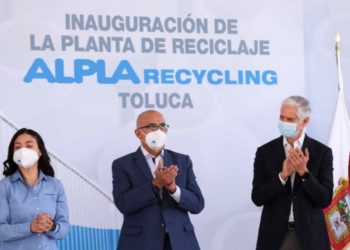 Inaugura gobernador del Edoméx planta de reciclaje de plástico en Toluca, con capacidad de procesar 20 mil toneladas de plástico anualmente