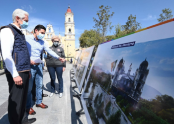 Anuncia Alfredo Del Mazo remodelación de la Plaza de los Mártires de Toluca