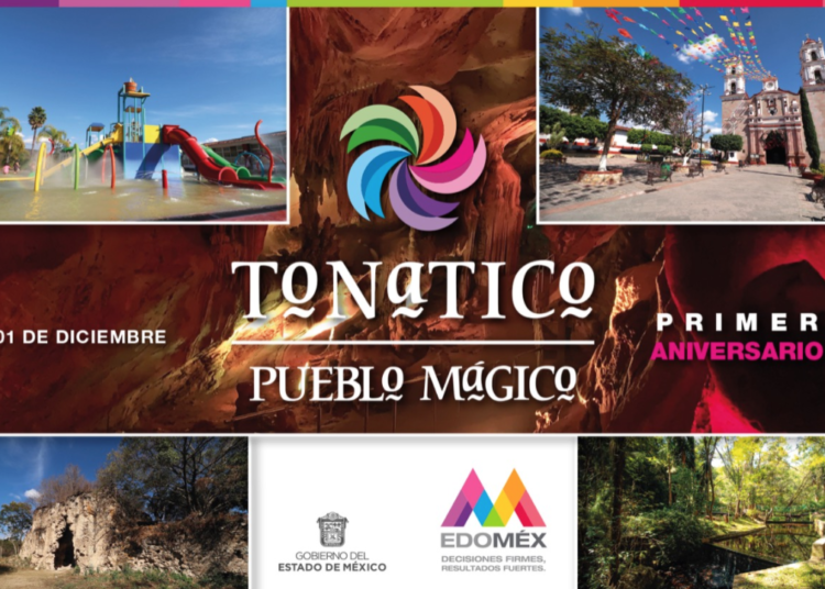 Celebra Tonatico primer aniversario como Pueblo Mágico