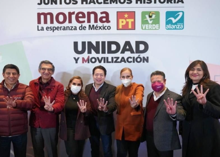 Presenta Morena a sus seis candidatos a gubernaturas que se disputarán en 2022