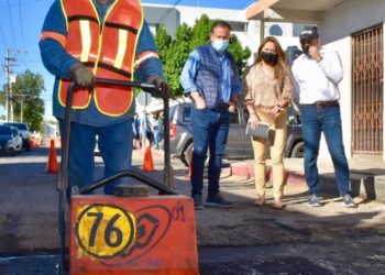 Continúa bacheo en Hermosillo; van 72 mil 500 metros cuadrados en esta administración