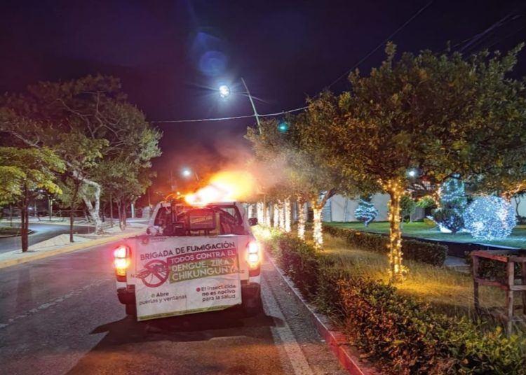 Continúa campaña permanente contra el dengue en Tuxtla