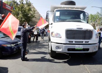Luego de 10 años, renuevan camiones de servicio en Coyoacán