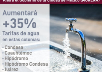 Nuevas tarifas del servicio de agua afectará a más de 53 mil habitantes de la alcaldía Cuauhtémoc: Sandra Cuevas