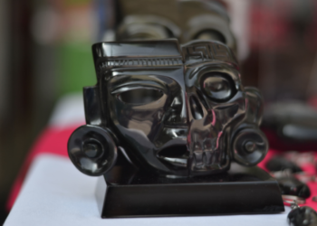 Maravilla al mundo trabajo de obsidiana en el Estado de México