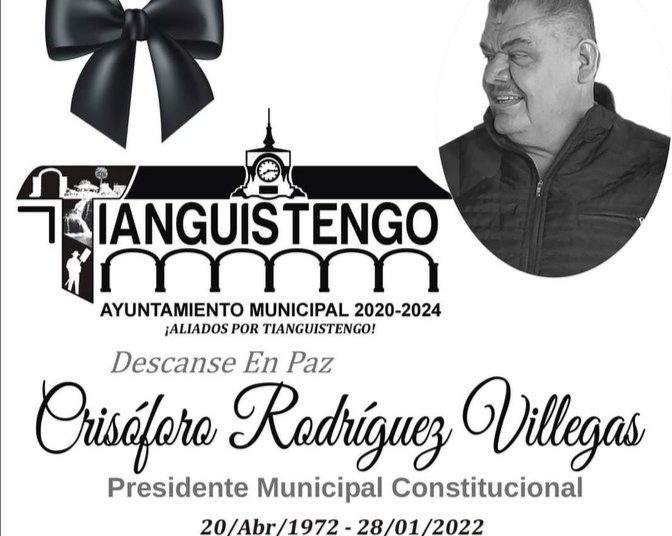 Fallece alcalde de Tianguistengo, Crisóforo Rodríguez