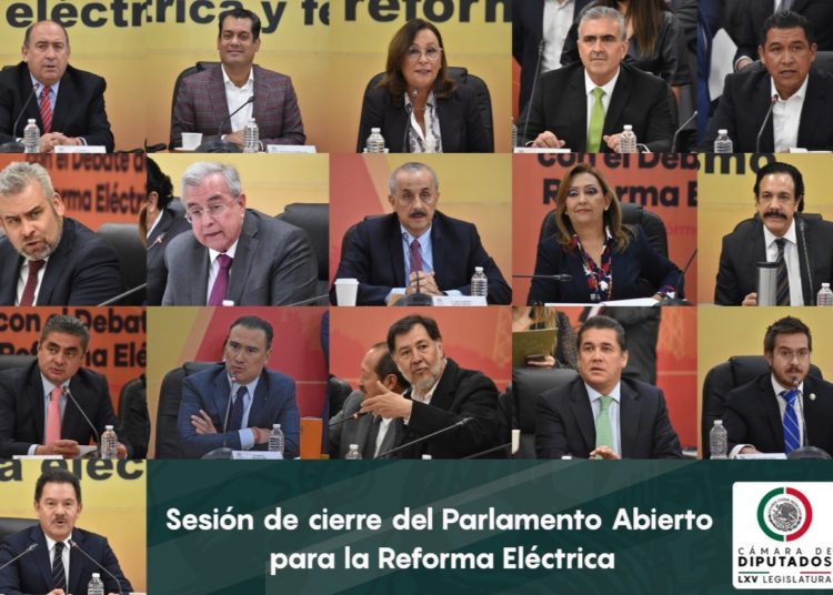 Gobernadores, alcaldes y funcionarios federales cierran Parlamento Abierto sobre la reforma eléctrica