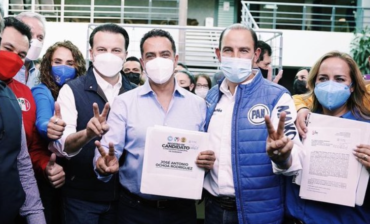 Se registra Antonio Ochoa como candidato a la alcaldía de Durango por la coalición PAN-PRI-PRD