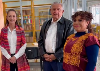 Promueven AMLO, Sheinbaum y Brugada obras de gobierno a días de la consulta