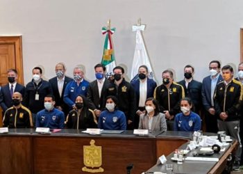 Alcaldes y gobierno de NL se reúnen con directivos de fútbol para evitar se repitan suceso de violencia