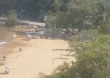 Reportan balacera en playa de Acapulco a plena luz del día