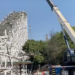Comienzan a desmantelar Montaña Rusa de la Feria de Chapultepec