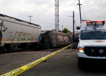 Se descarrila tren en Ecatepec