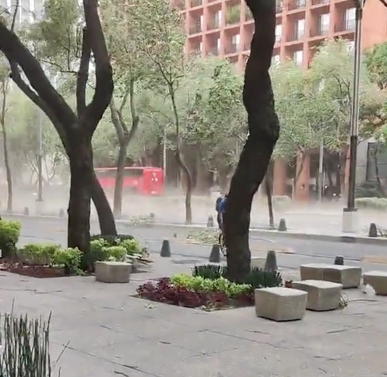 Gobierno capitalino emite alerta amarilla por fuertes vientos y lluvias