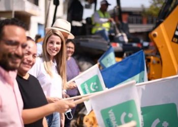 Alcaldesa Paty Lobeira de Yunes inicia el programa de obras de pavimentación y repavimentación de calles