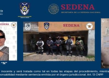 Decomisan droga y detienen a mujer en la Gustavo A. Madero
