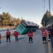 Atiende Edoméx a lesionados por voladura de autobús