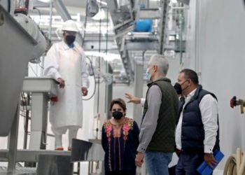 Entrega Alfredo Del Mazo modernización del Rastro Municipal de Atlacomulco