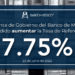 Alza histórica: Banxico sube en 75 puntos la tasa y queda en 7.75%